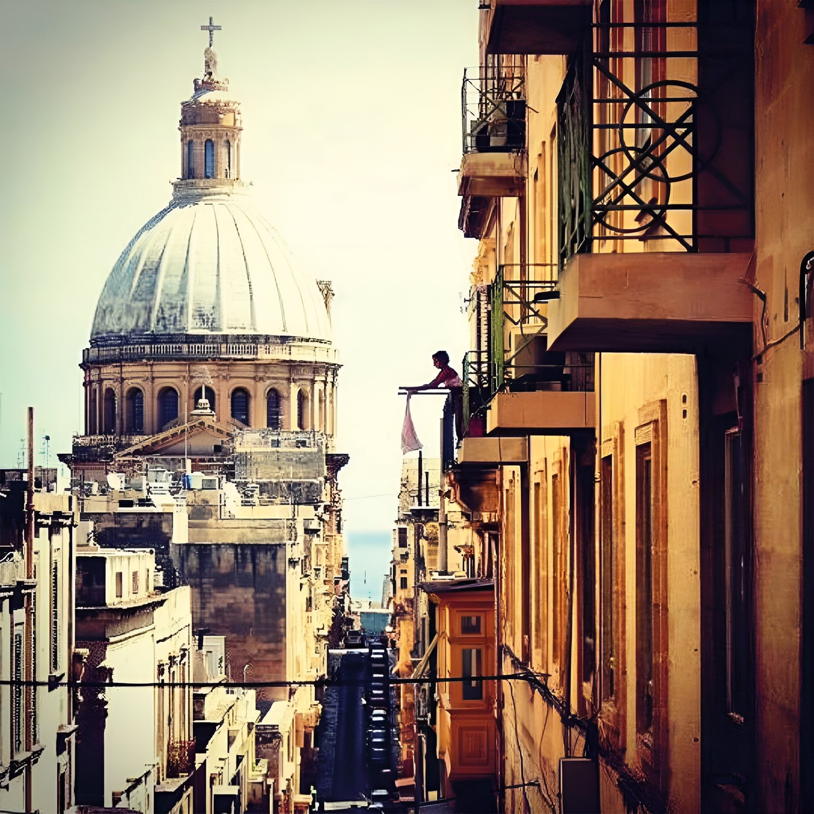 The balconies of Valletta