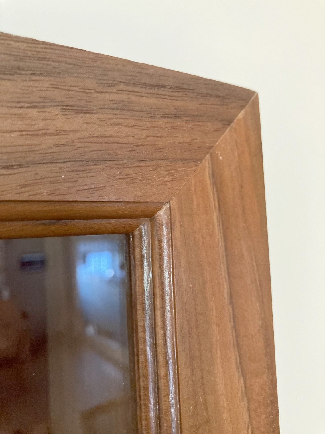 Walnut casement detail