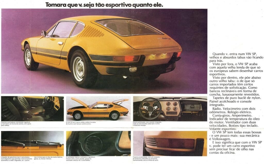 Volkwagen SP2 Brazillian magazine article