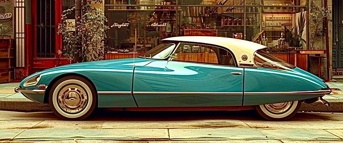 AI-generated fantasy Citroëns