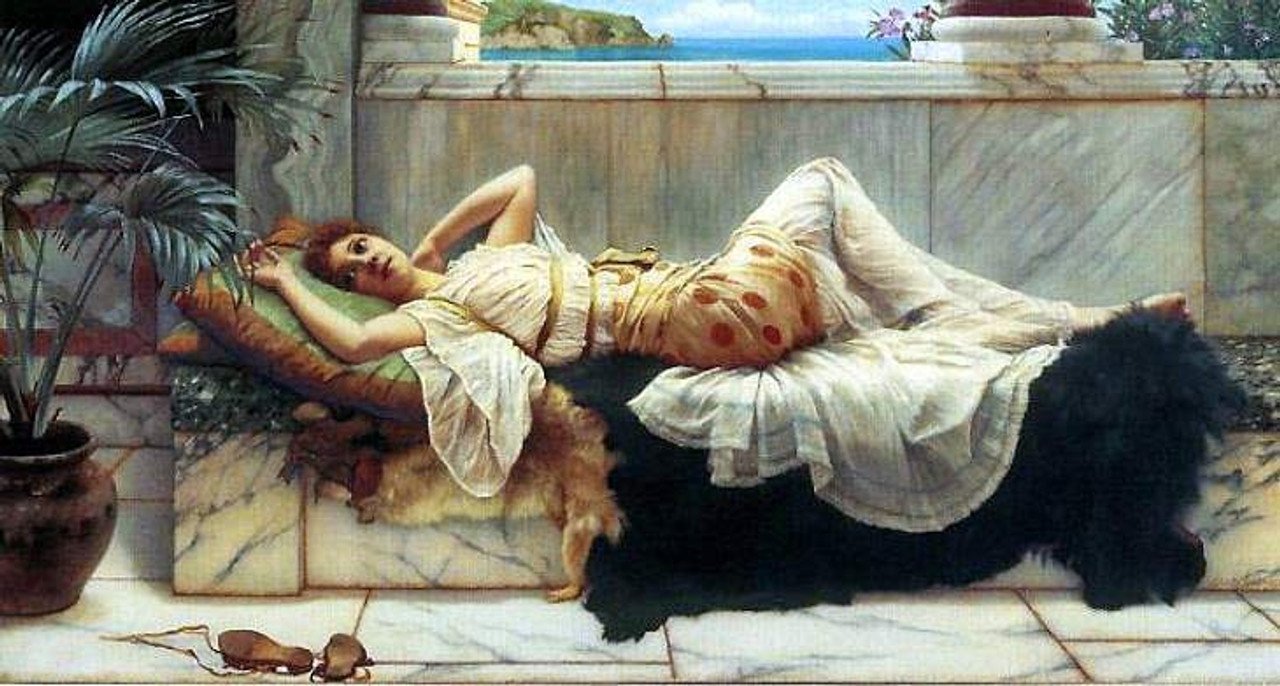 John William Godward’s Neo-Classicist pin-ups