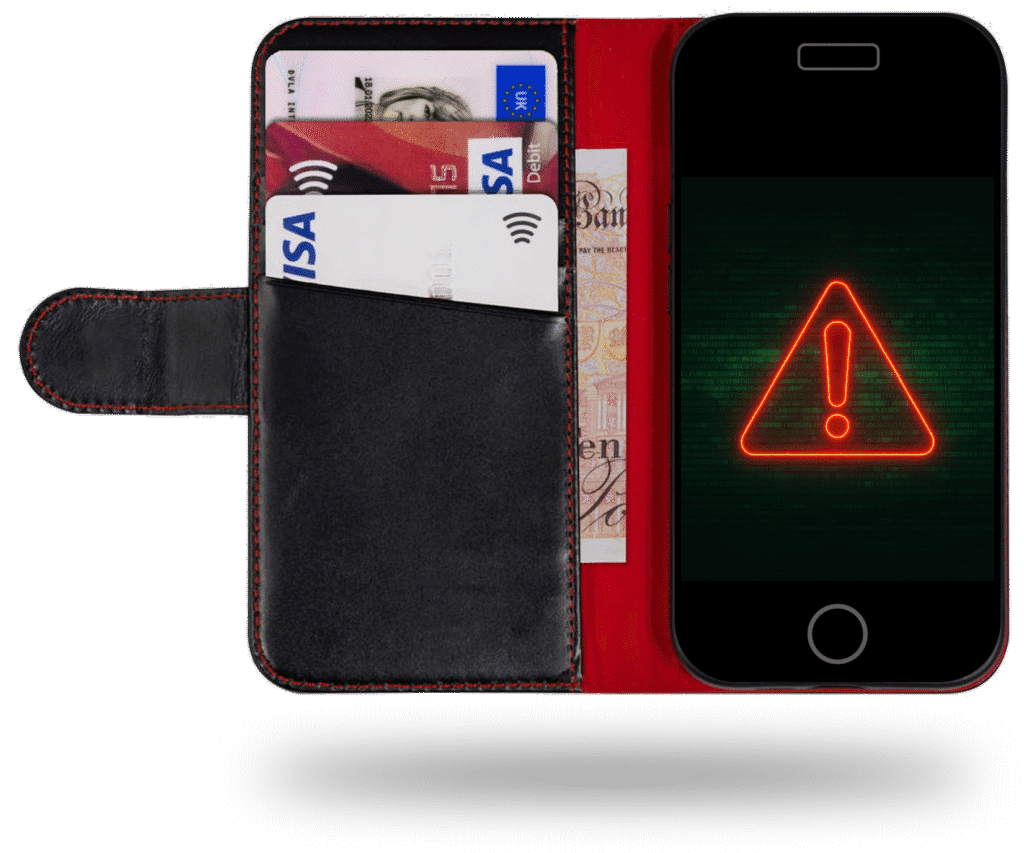 mobile phone wallet risk