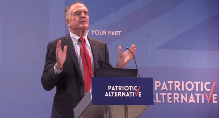Banned US neo‑nazi joins Restore Britain