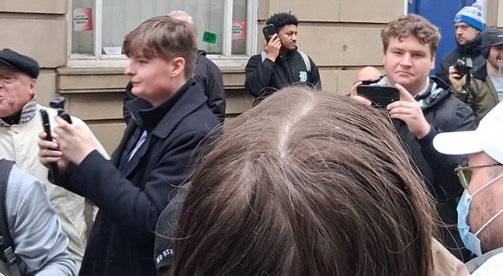 Young Bob Manchester anti Britain First 21 Feb 2026 Young Bob