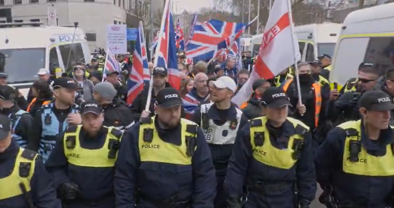 Bristol – forty fascists, 200 cops, and a city that wasn’t having it