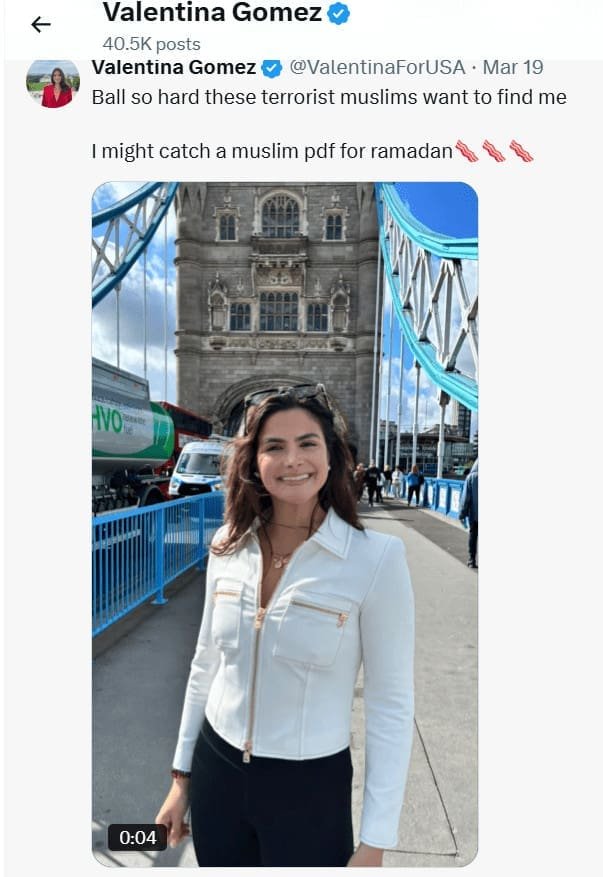 Valentina Gomez in London