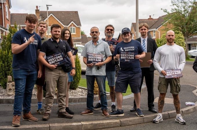 Callum barker, Julian Leppert canvas for Restore in makerfield