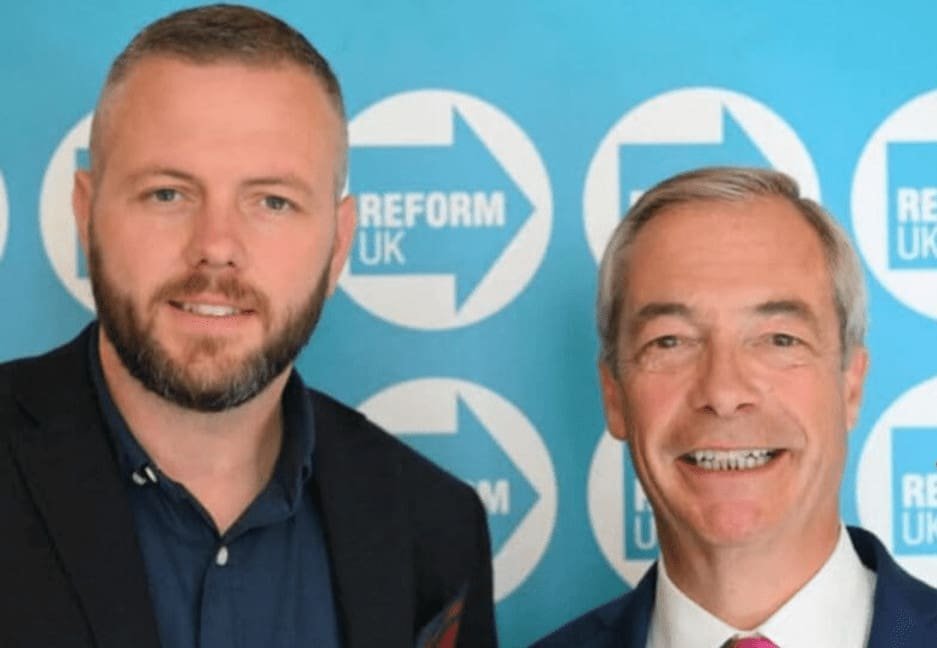 Reform’s Makerfield candidate scrubs fascist leader from his Facebook friends
