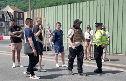 Dover anti migrant demo 23 May 2026