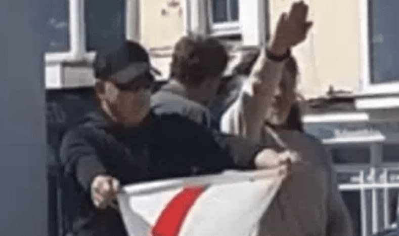 Green Party leader targeted with nazi salutes
